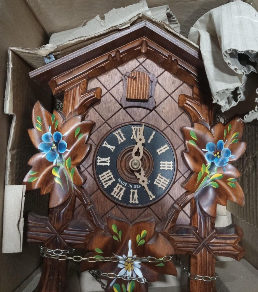 Authentic German Cuckoo Clock Kuckuckuhr Enzian 802/3enz - Guarantee Certificate