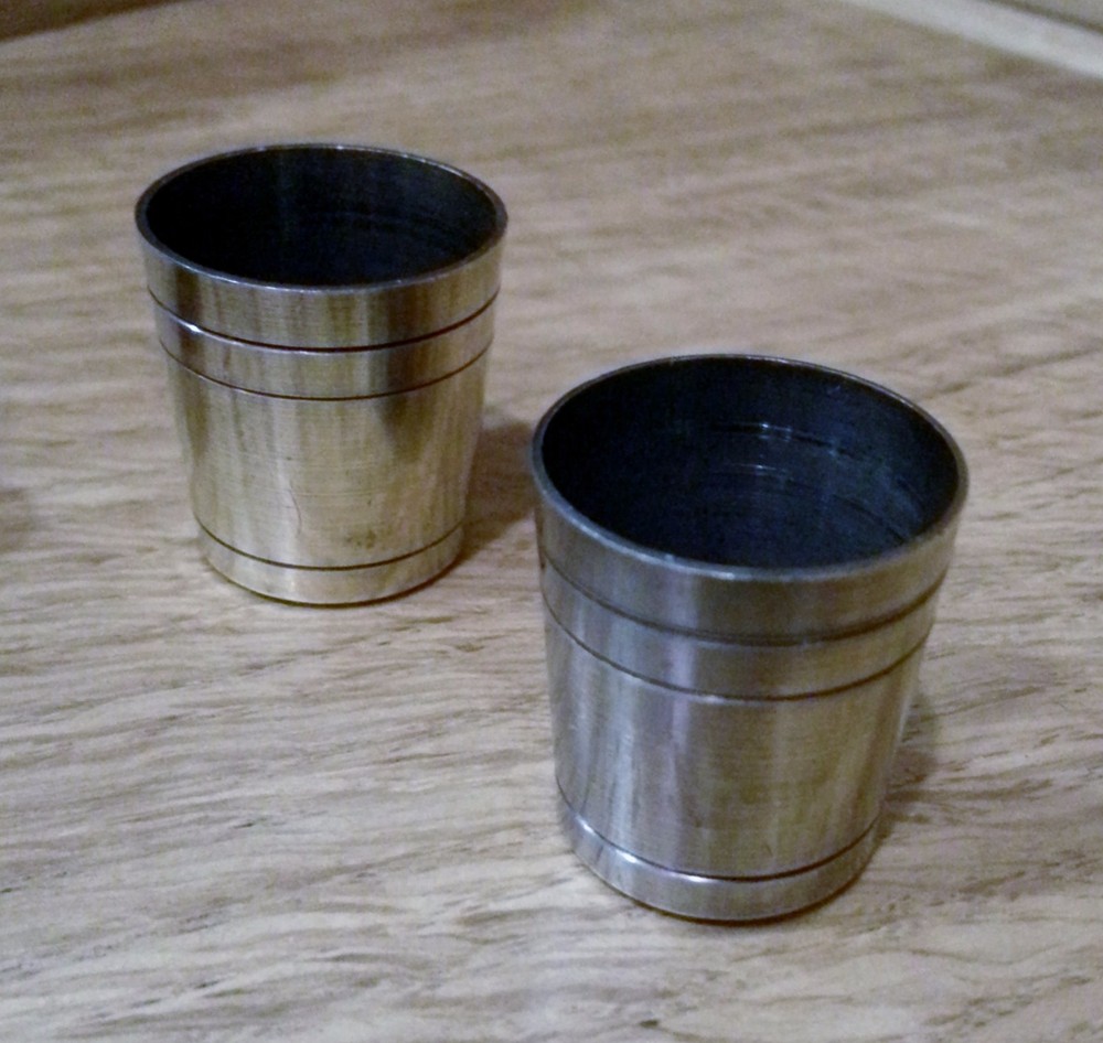 2 x SOLID BRASS 4mm BASE!! "ULTRA" FERRULES for WALKING STICK MAKING. 12 Sizes