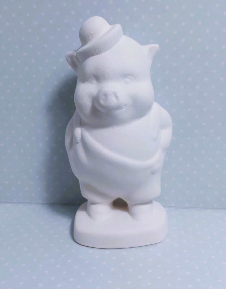 Pig ~ Ceramic Bisque Ready to Paint