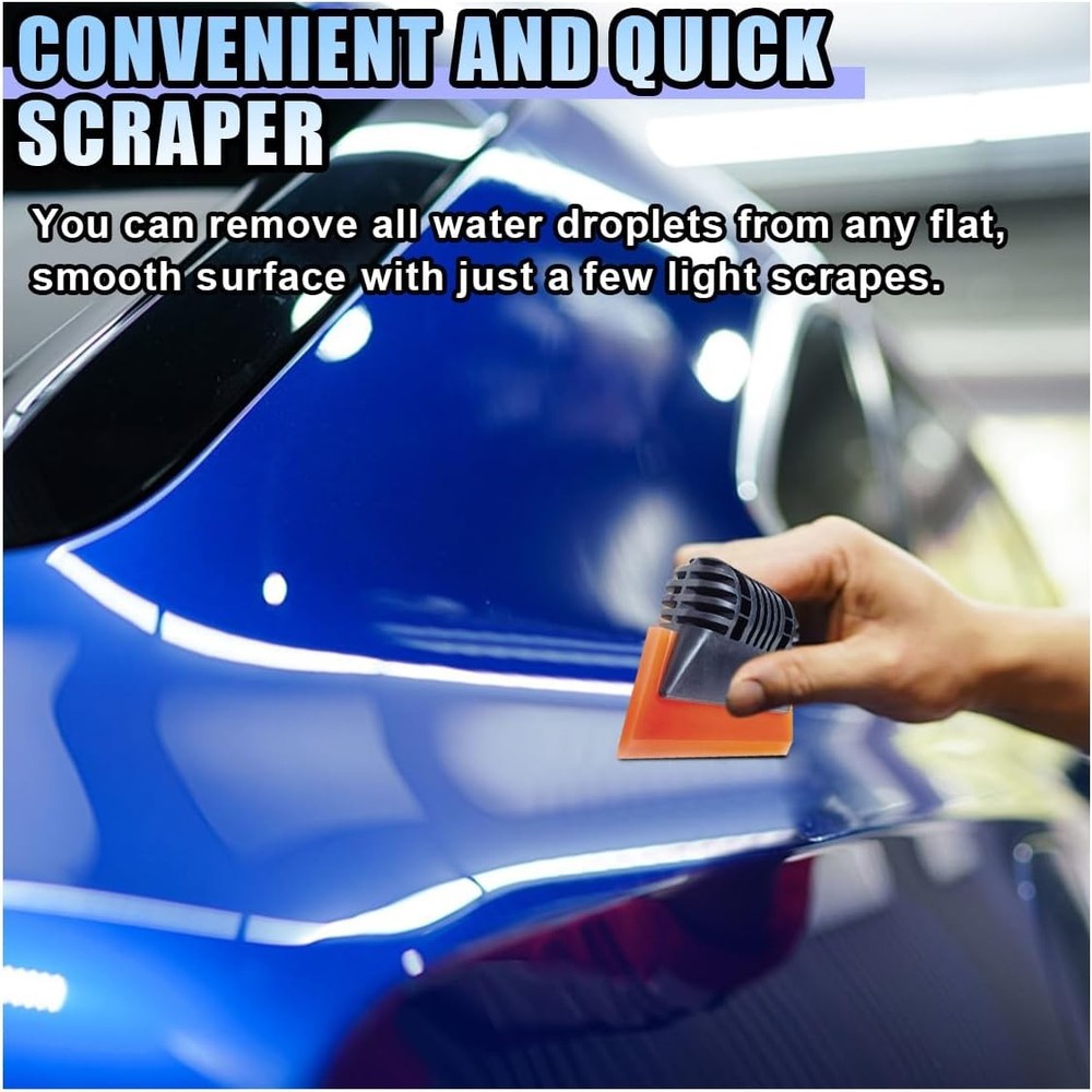 Small Squeegee, PPF Window Tint Squeegee, Rubber Non-Slip Handle Tint Squeegee,