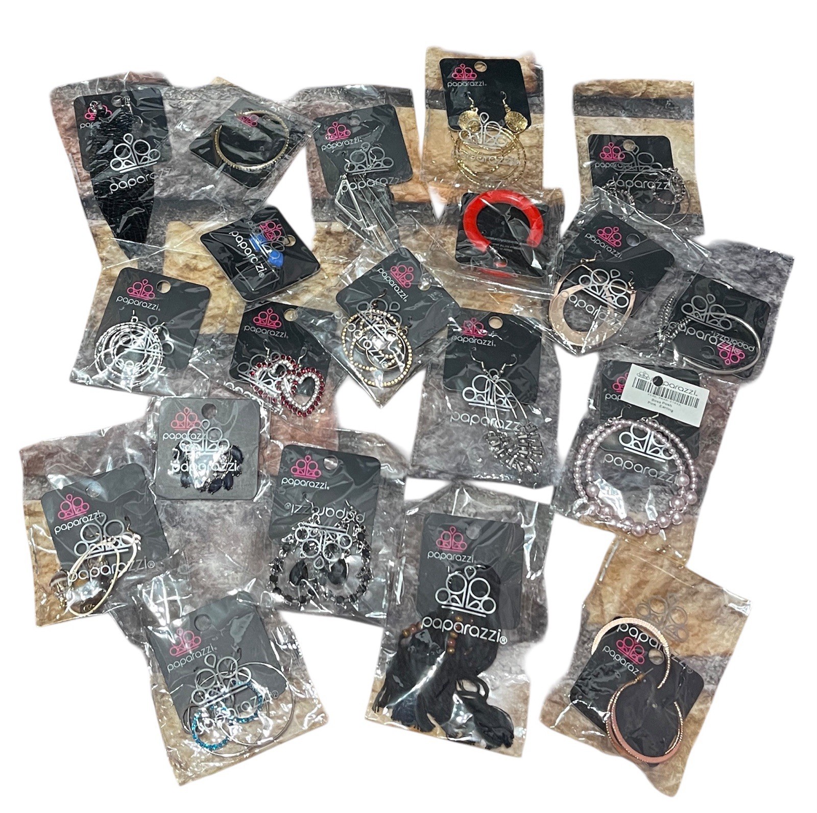 Paparazzi Fashion Costume Jewelry Assorted Earrings Hoops Dangle Boho Set Of 20