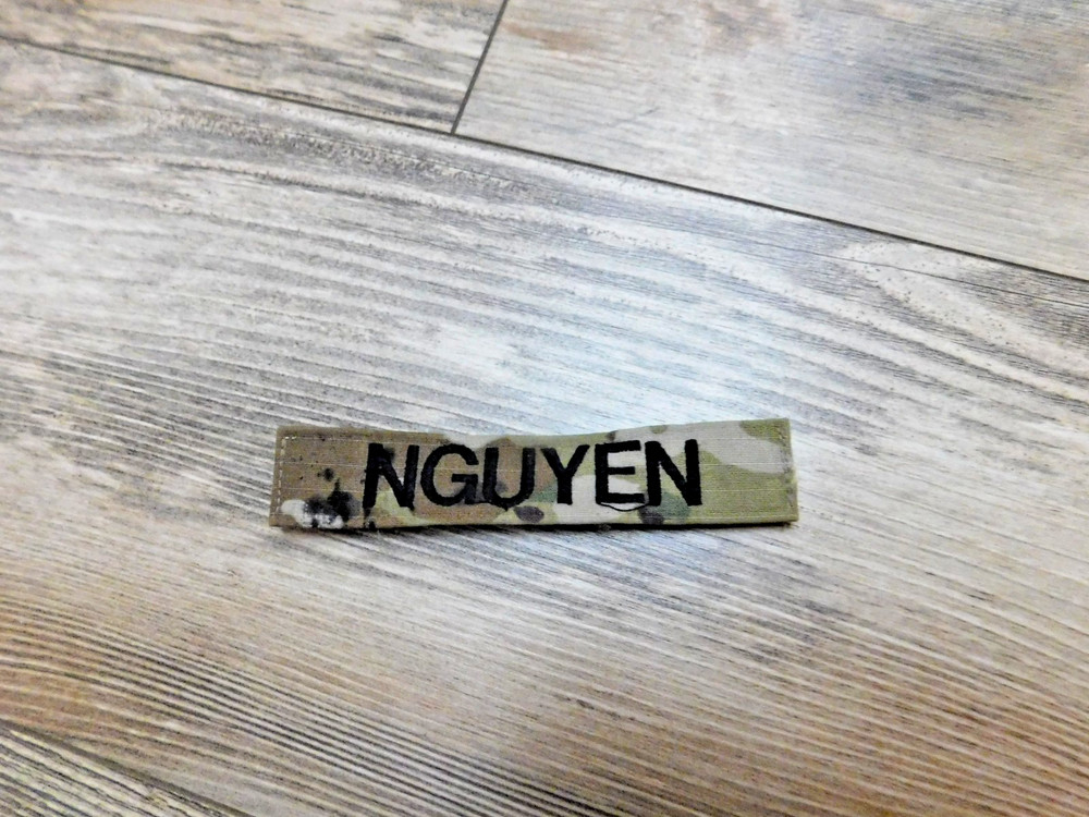 US ARMY MULTICAM /OCP NAME PATCH " NGUYEN"