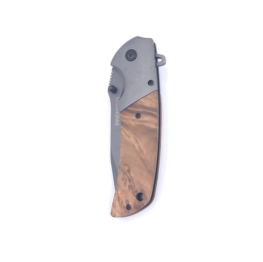 PrepPro Timberline Folding Knife – Rugged Elegance & Precision Performance