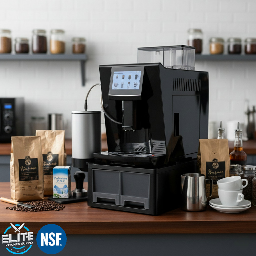 NSF Commercial Automatic Espresso Coffee Machine 10 Cup W/ Touch Screen