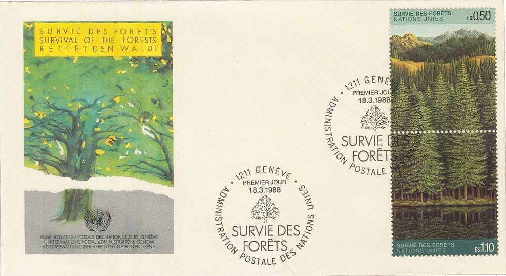 United Nations Geneva Scott 166a Unaddressed.