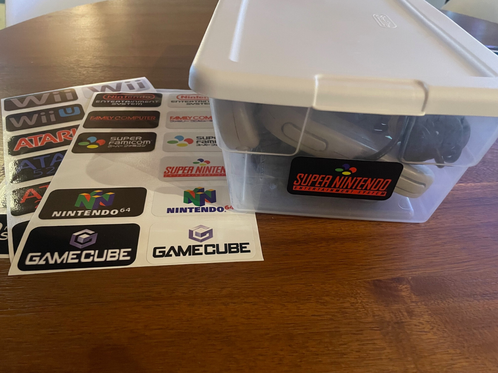 Video Game System/Console Labels for Storage & Organization - Custom Labels