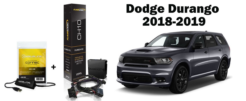 Flashlogic Add-On Plug and Play Remote Start for Dodge Durango 2015-2019