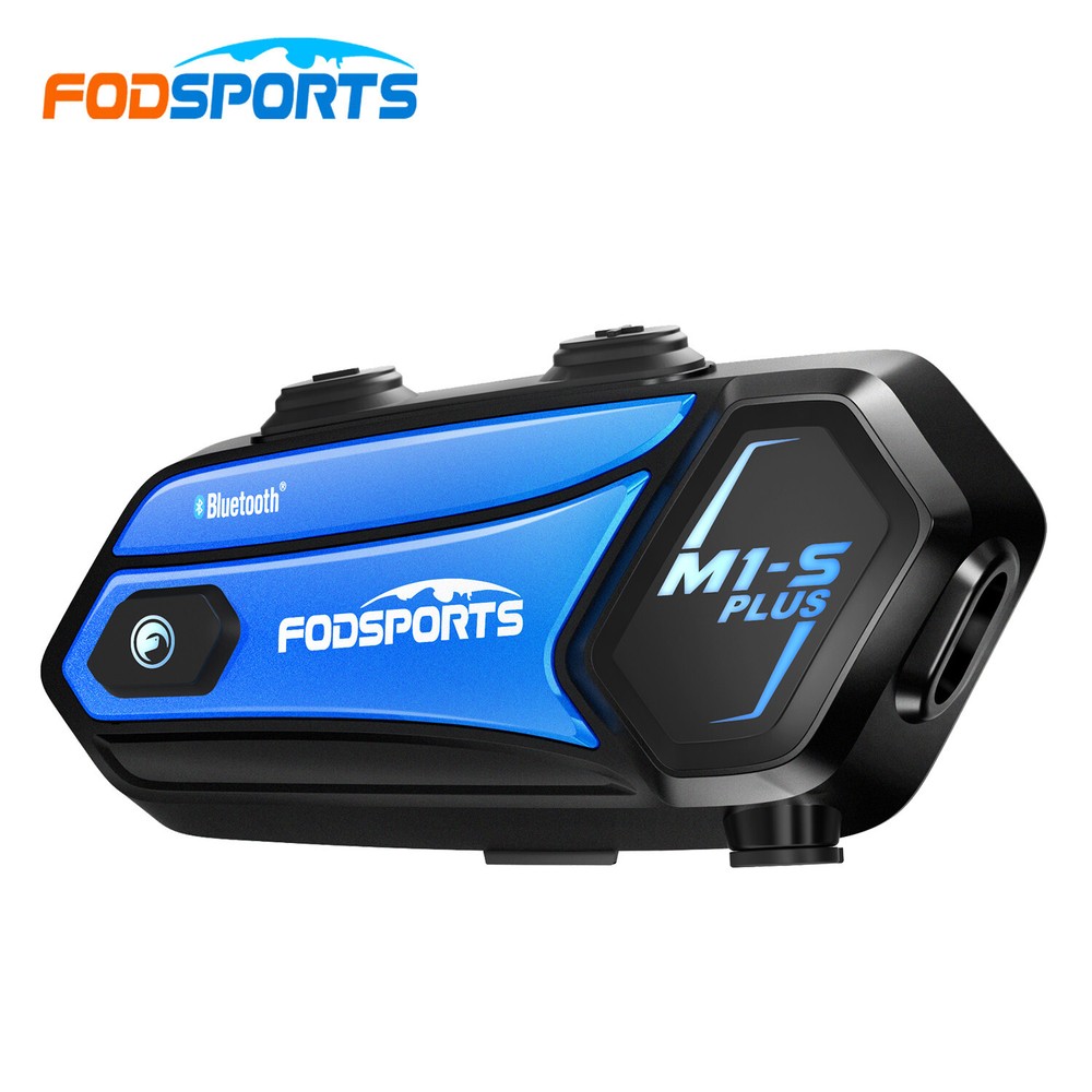 M1-S Plus Motorcycle Intercom Headset Bluetooth Music Sharing FM 10 Riders 2000m