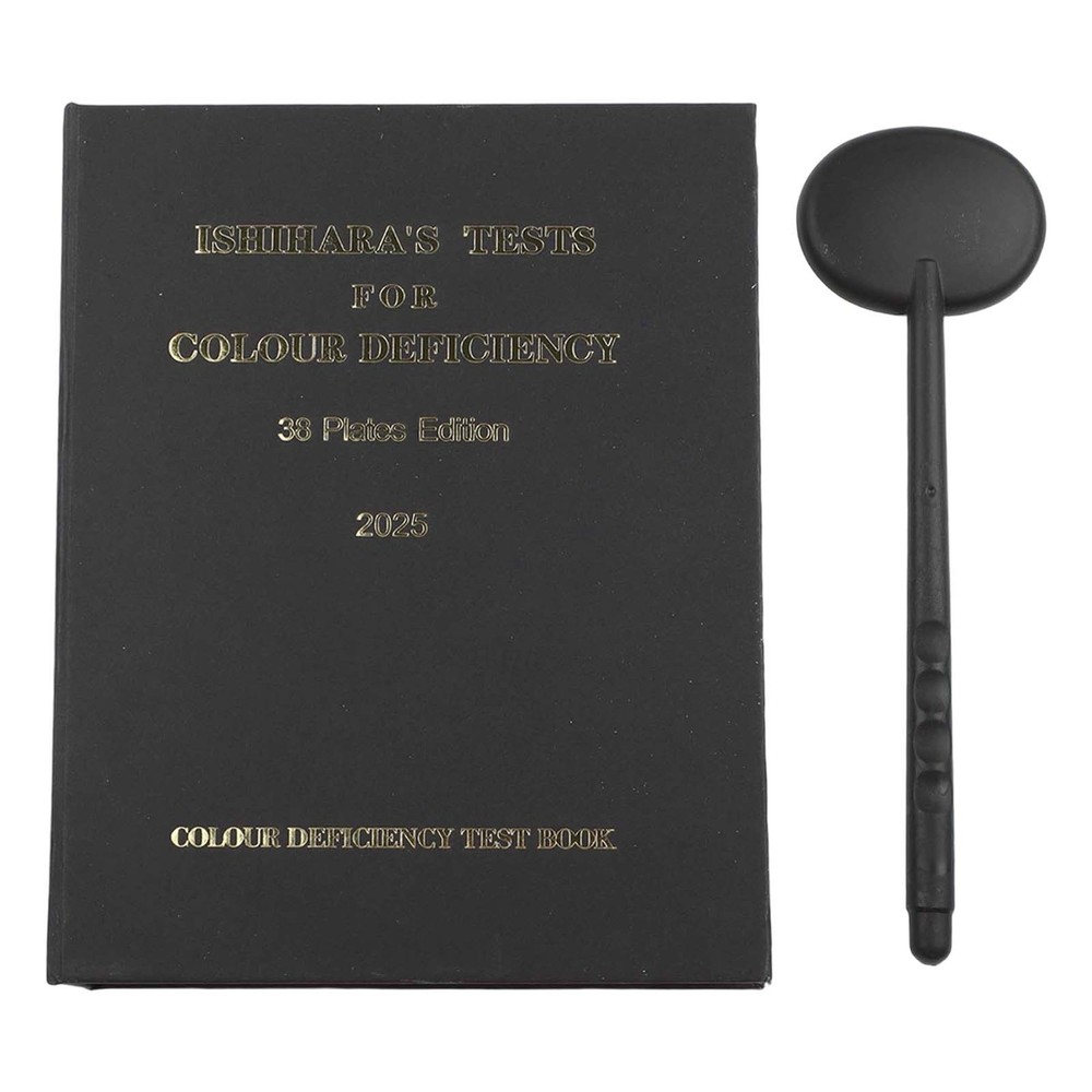 Ishihara Optical Testing Book with Eye Shading Lenses for Professionals