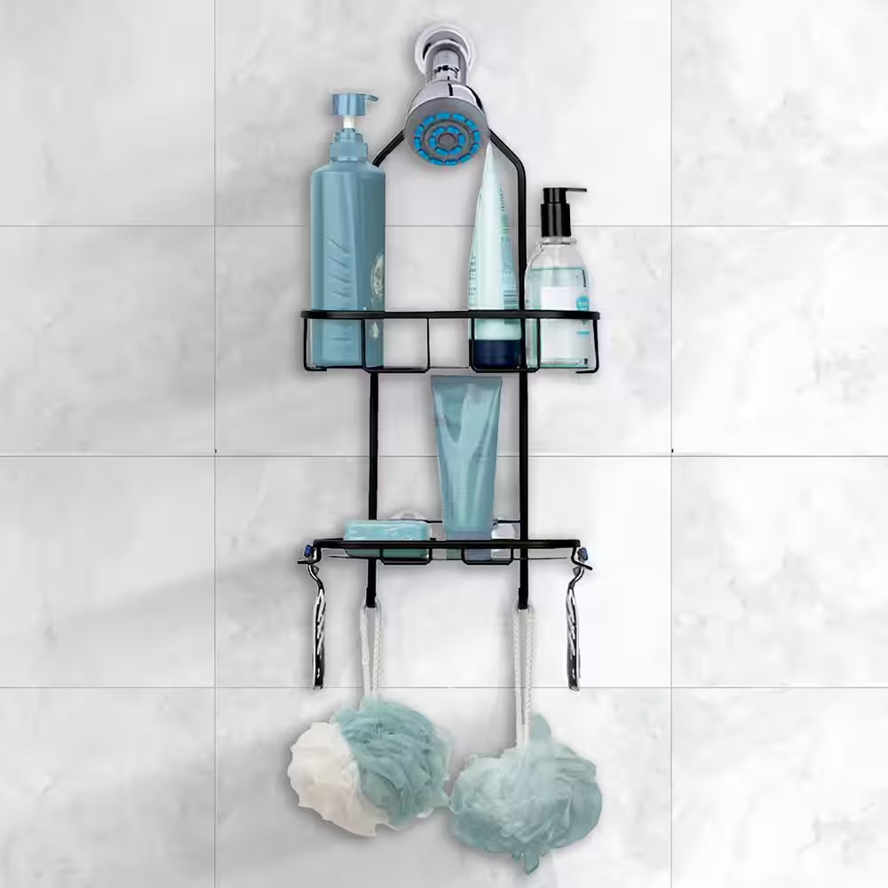 2-Shelf Aluminum Rustproof Shower Caddy