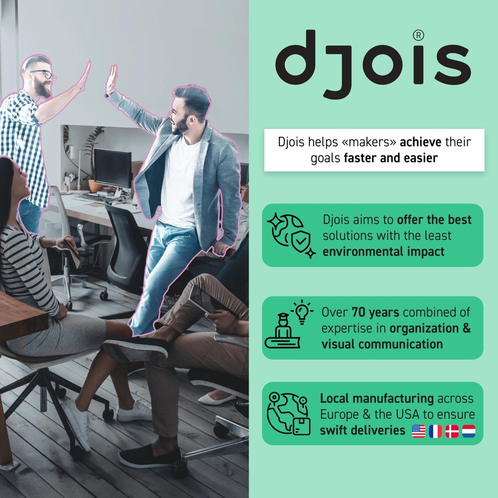 DJOIS by Tarifold - CD & DVD 2-Ring Binder - Durable CD & DVD Storage - Durab...