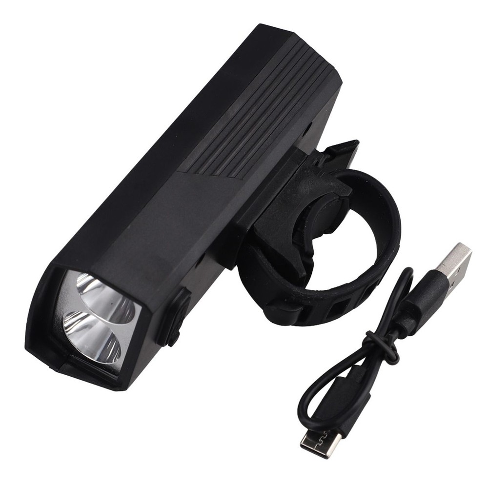 Multi Functional LED Bicycle Headlight with Solar and USB Charging Capabilities