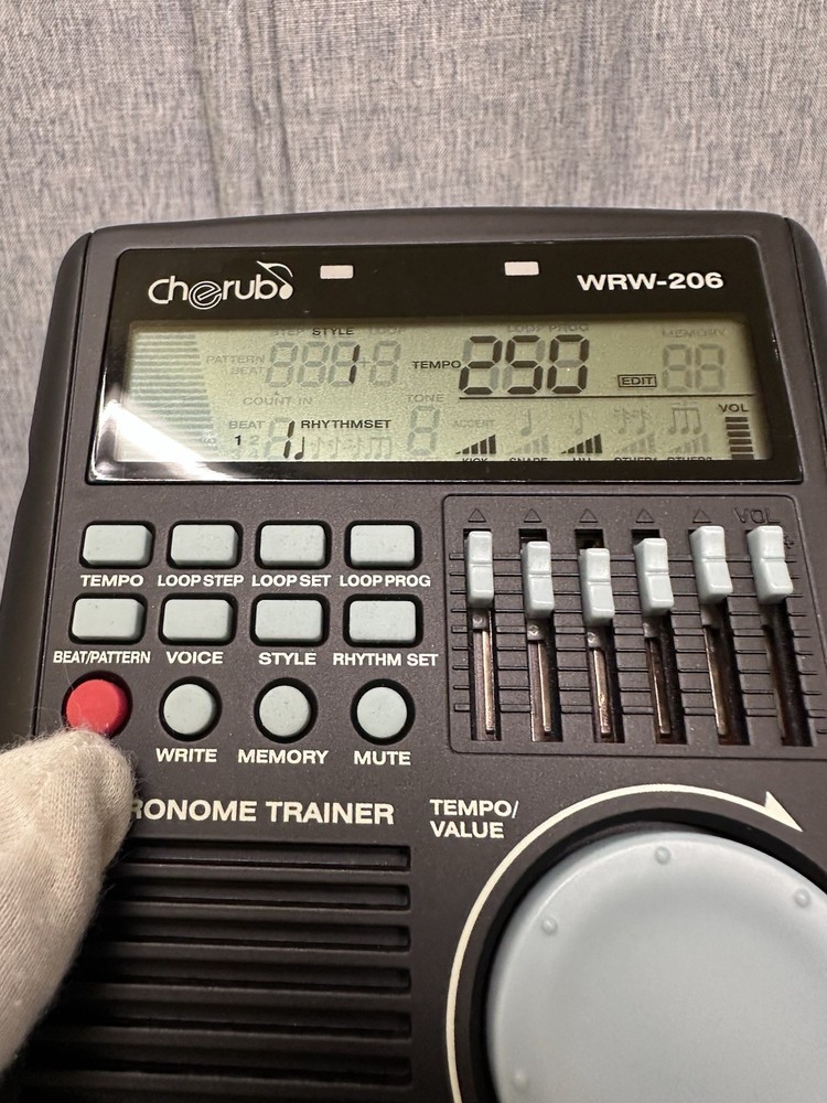 Cherub WRW-206 Electronic Metronome Trainer