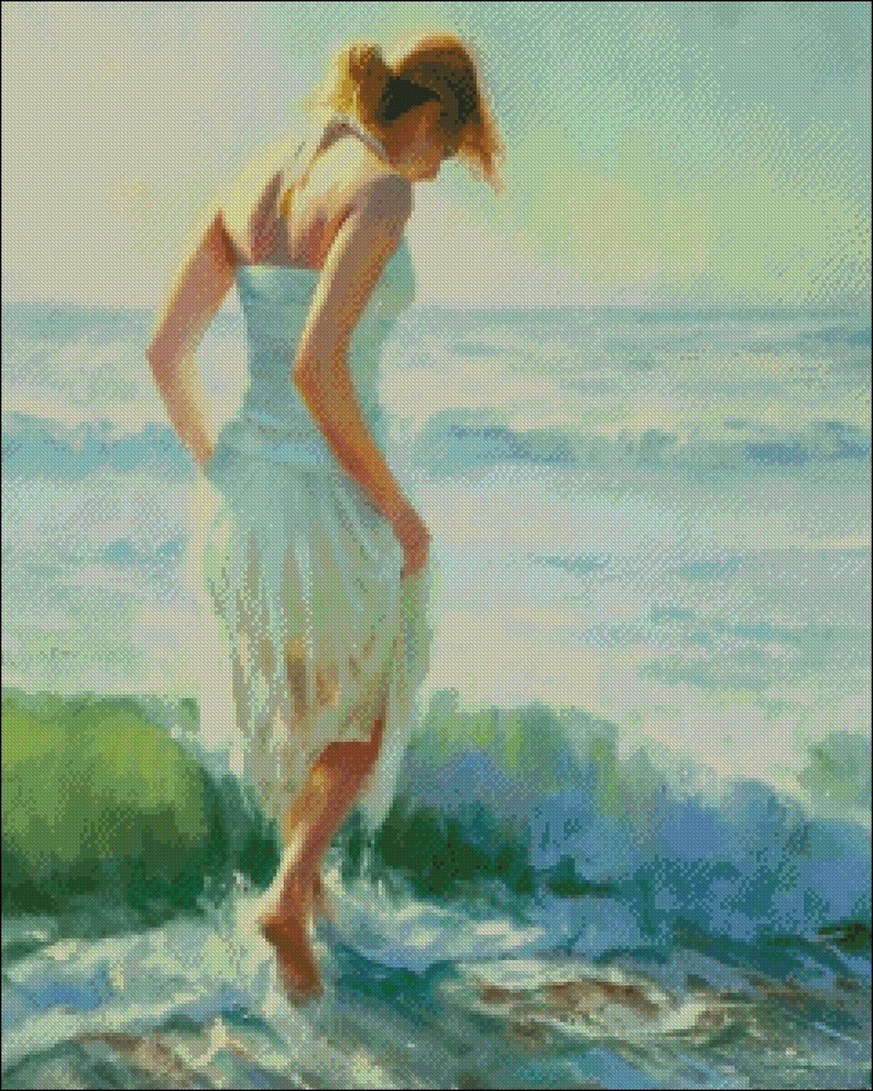 Gathering Thoughts-Chart Needlework Crafts DIY Counted Cross Stitch Chart