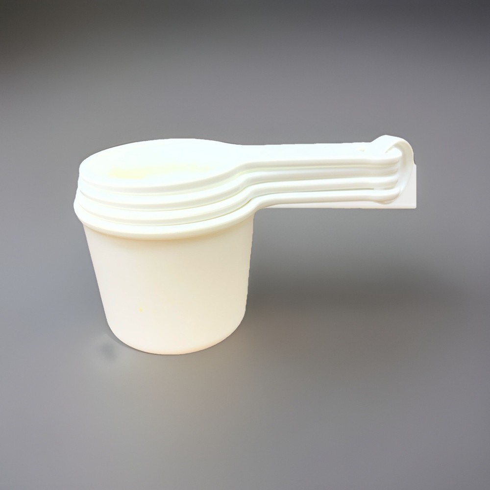 Rubbermaid Classic Measuring Cups White Plastic Baking Set Nesting