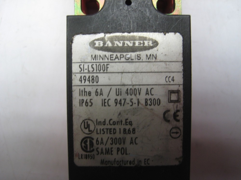 BANNER SI-LS100F SAFETY SWITCH NSNP