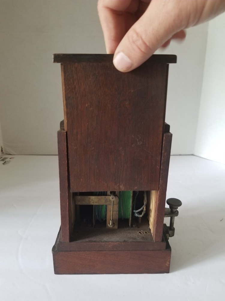 Antique Maker Unknown Galvanometer Telegraph Telephone Meter Steampunk