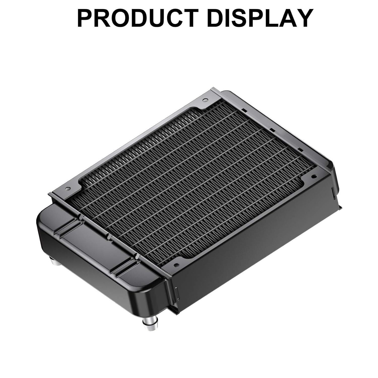 Water Cooling Radiator, 8 Pipe Aluminum Heat Exchanger Radiator with Fan for PC