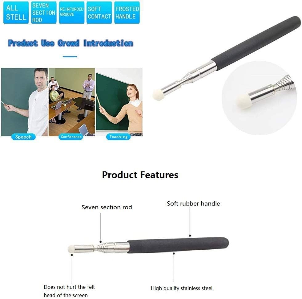 Telescopic Teachers Pointer,Teaching Pointer,Hand Pointer Extendable Telescopic