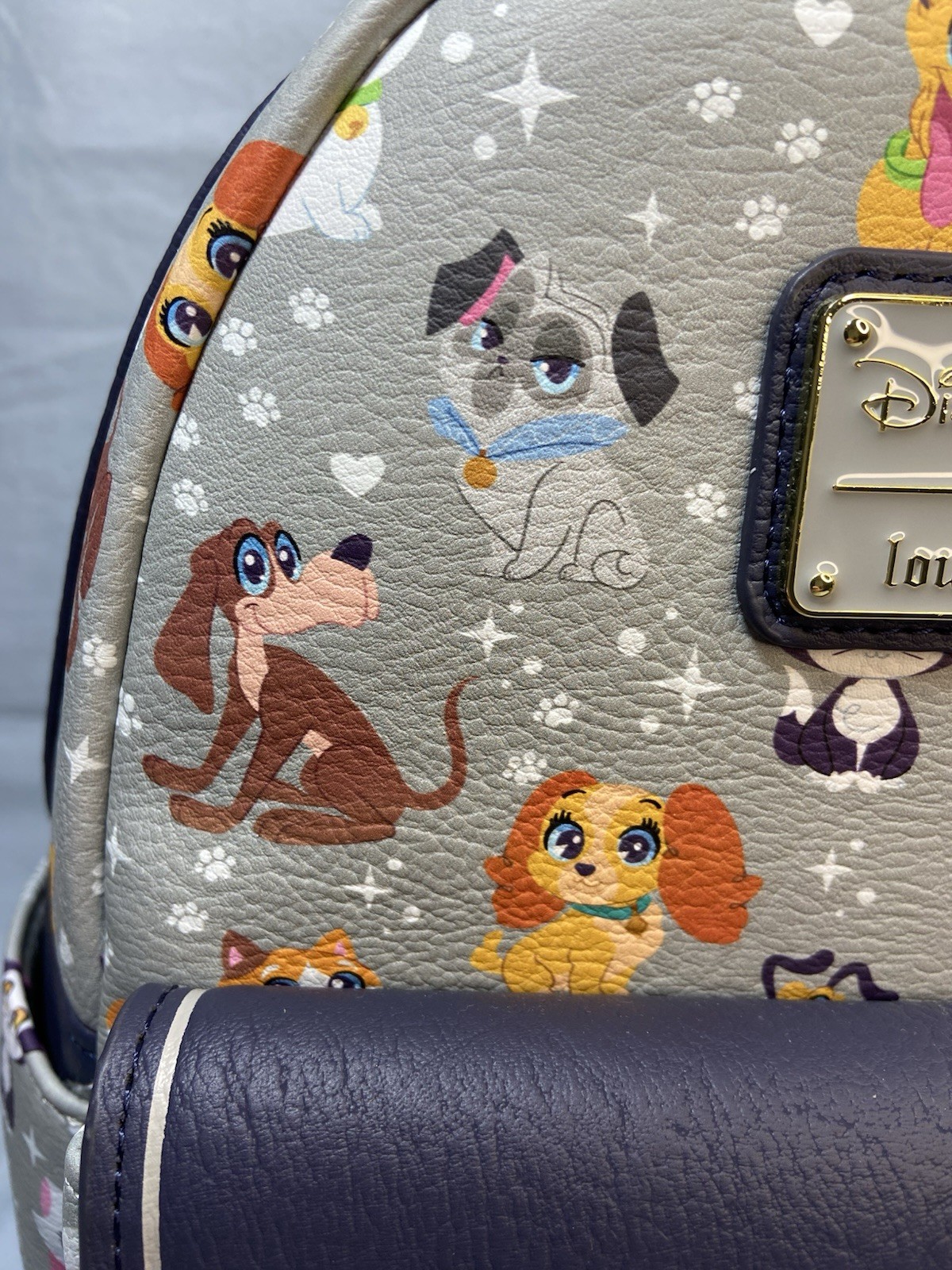 Disney Parks Loungefly 2025 @Pets” Cats, Dogs, Pluto, Marie Loungefly Backpack