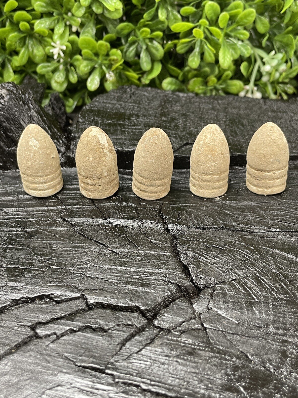 Old Rare Vintage Antique Civil War Relic Miniball Appomattox Virginia with Soil