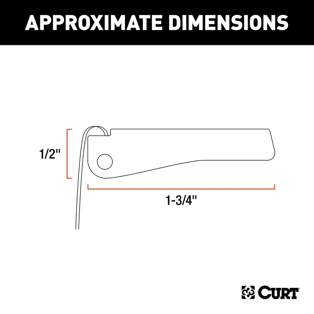 Replacement Clevis Hook Safety Latch (Fits #81950)