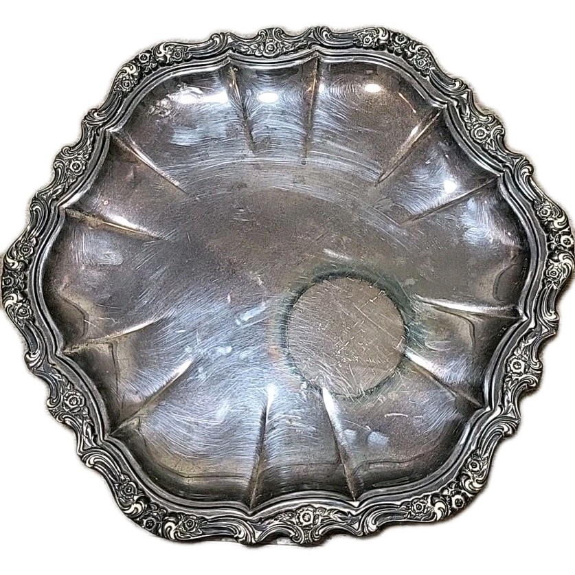 Countess International Silver Company Silverplate 12" Tray 6221