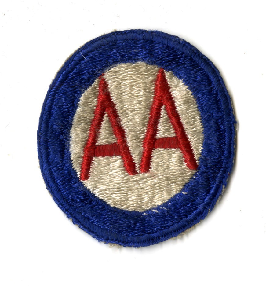 Antiaircraft Command White Back Patch WWII Vintage