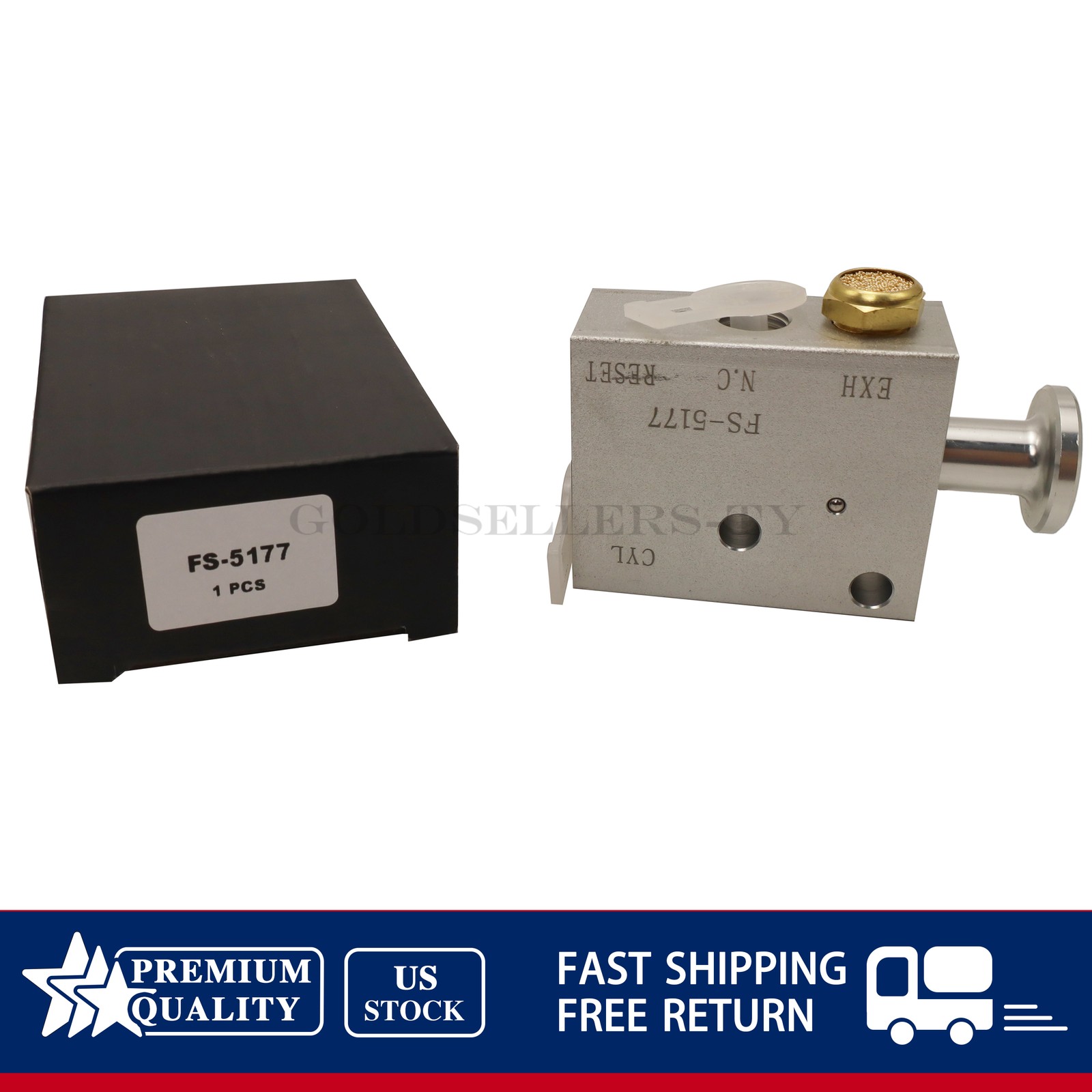 Replaces For Hendrickson VS25224 VS25223 25224 3 Way Auto Reset Valve W/Fittings