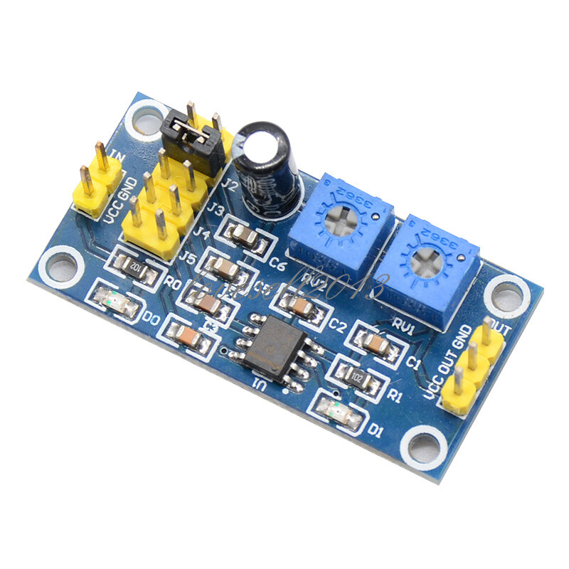 Adjustable NE555 Pulse Generator Adjustable Duty Ratio Small Signal Generator