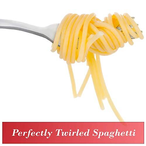 for-Ghetti Spaghetti Fork (Set of 4) Large (Pack 4), Silver