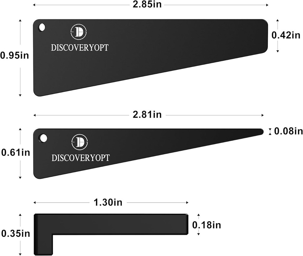Scope Level Combo for Rifle Scope Mounting, Scope Leveling Kit, Scope Level Wedg