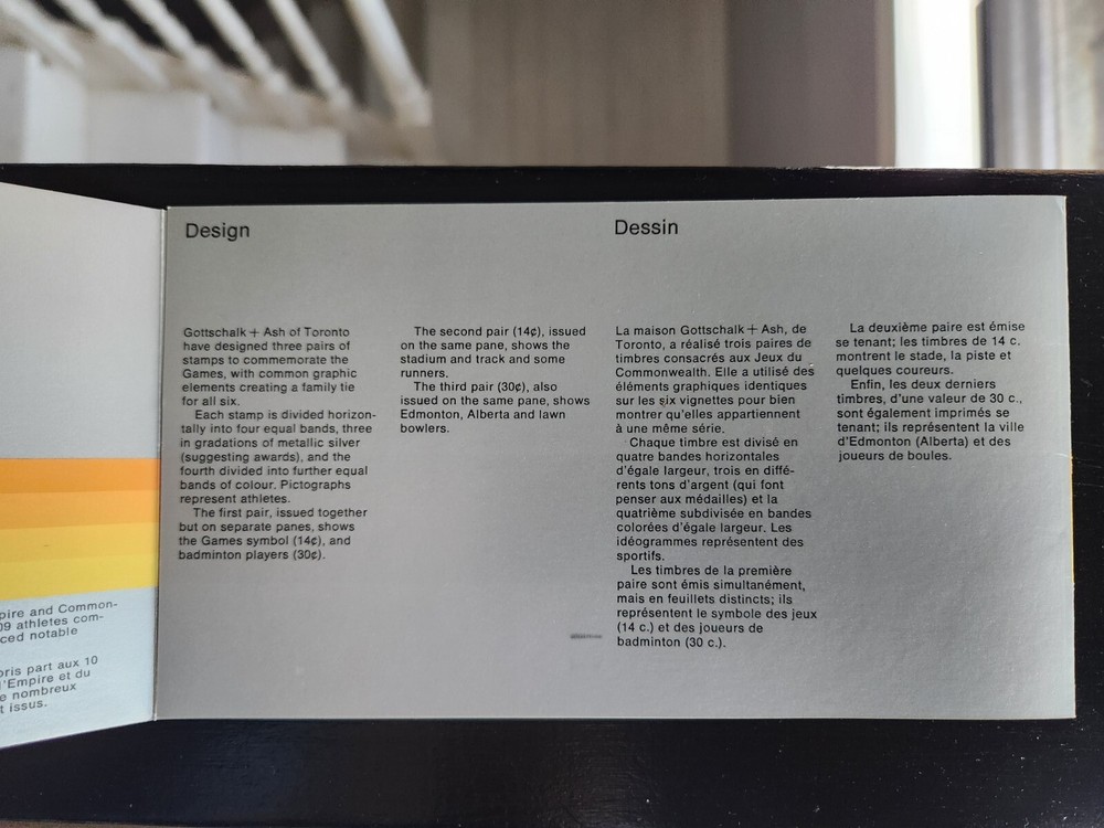 XI Commonwealth Games stamps Canada 1978