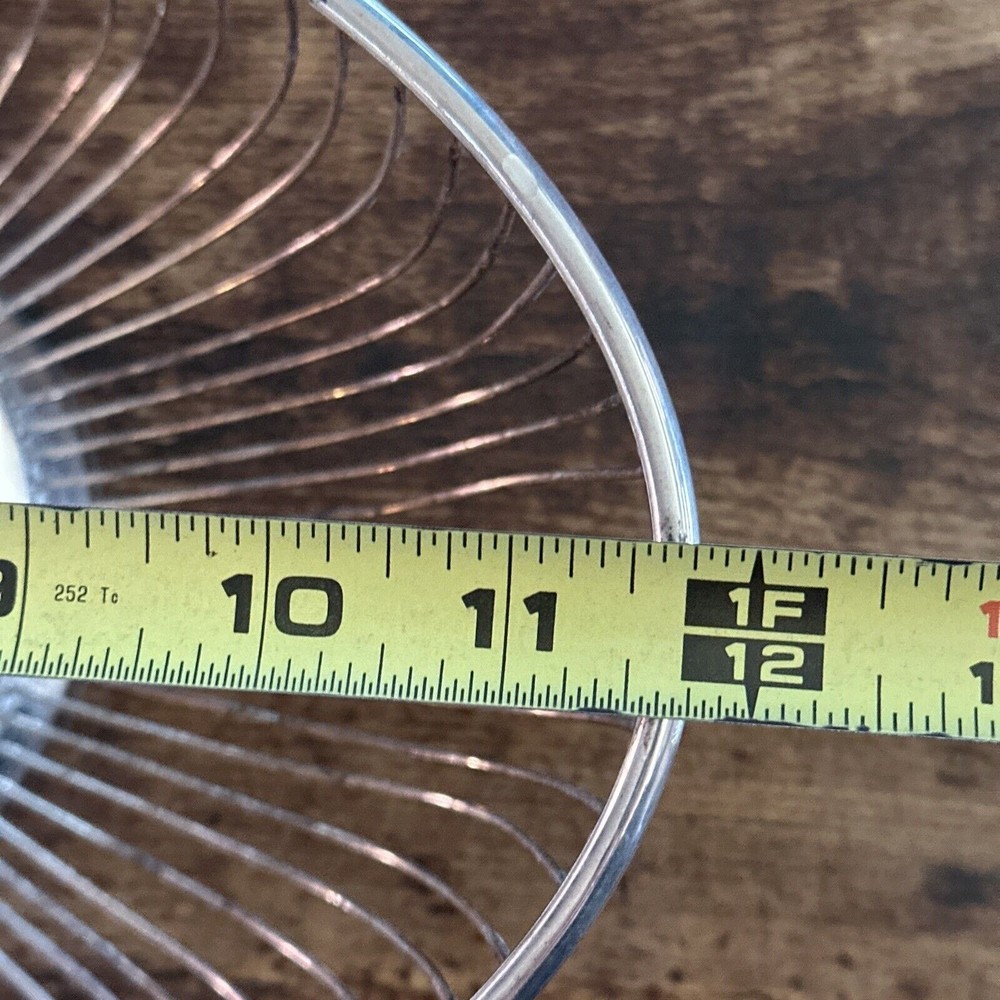 Vintage Leonard Silver Plate on Brass Wire Fruit or Bread Basket Silverplated