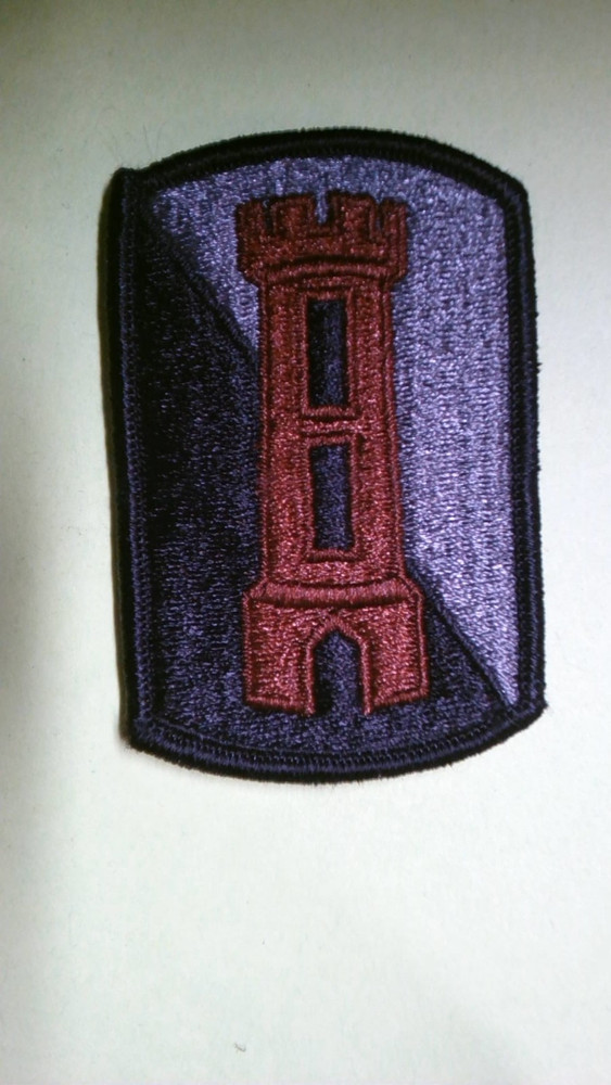 MILITARY PATCH HOOK AND LOOP ACU DIGITAL US ARMY 168TH ENGINEER BRIGADE
