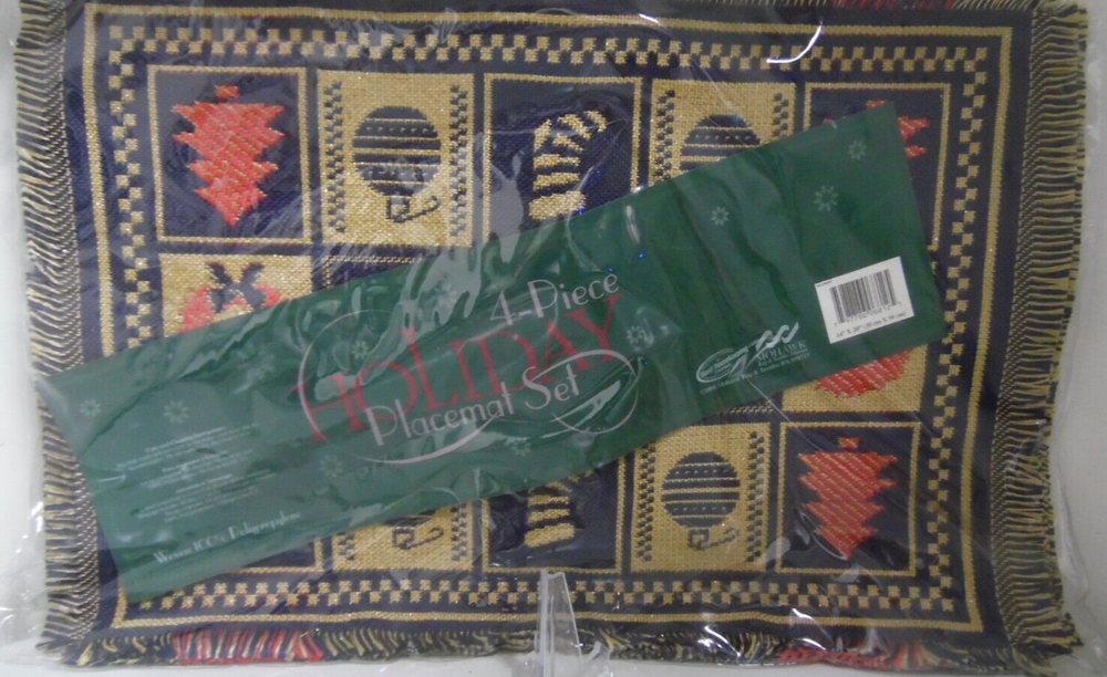 Place mat set (1274F2) preowned new in sealed package
