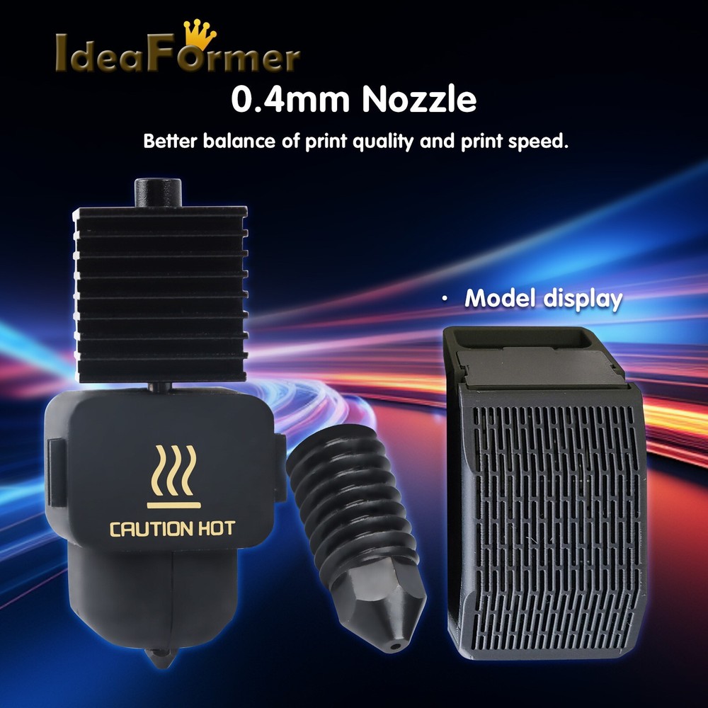 For Bambu Lab A1/A1 Mini 3D Printer Hotend Extruder Nozzle Kit 0.4mm