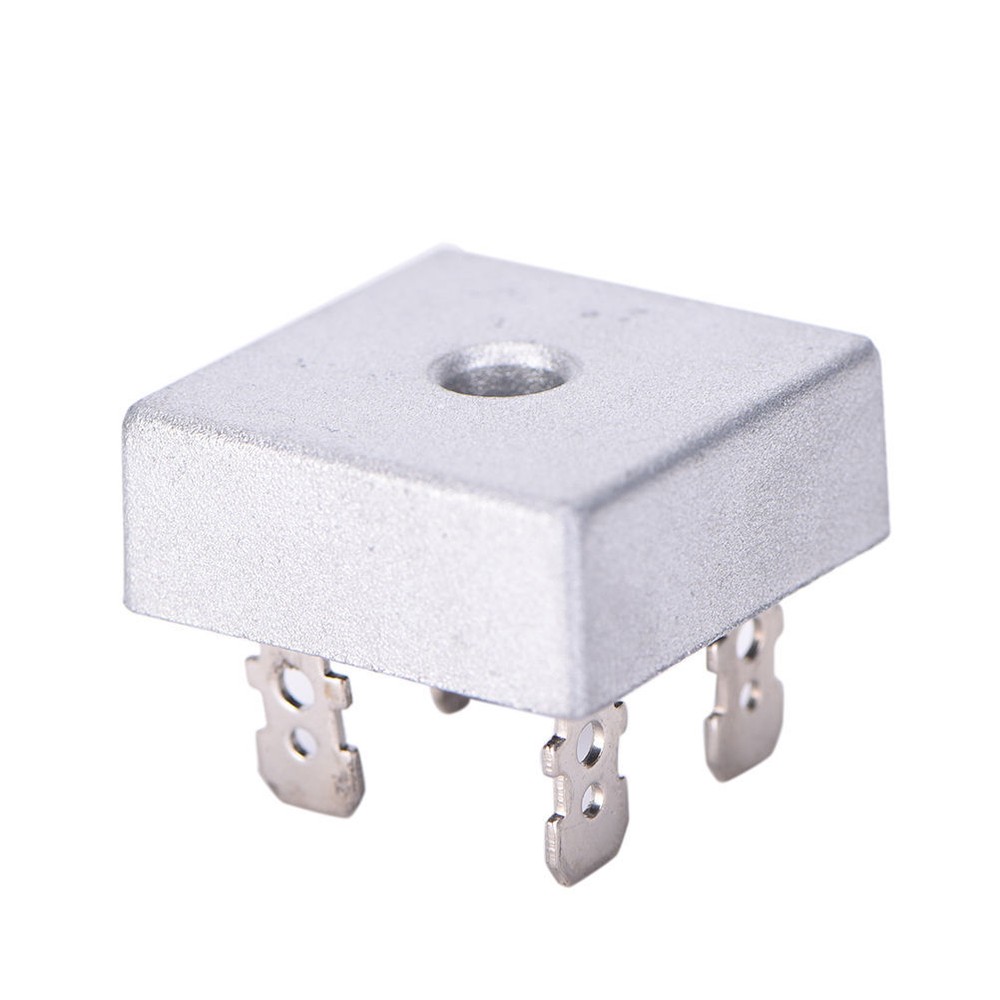 2Pcs 1000V 50A Metal Case Single Phase Diode Bridge Rectifier KBPC5010