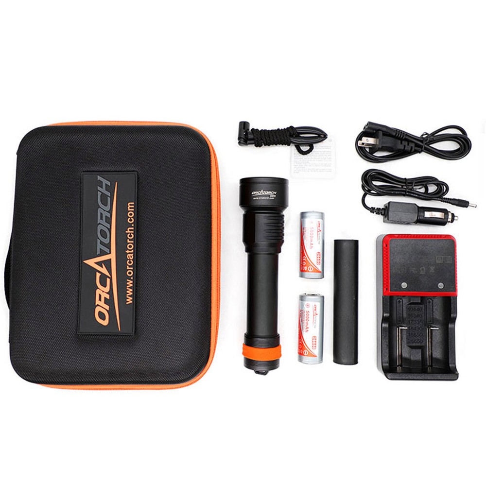 OrcaTorch D511, 2200 Lumen Technical Dive Light