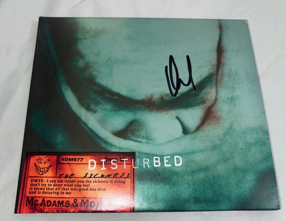 David Draiman Disturbed Signed CD