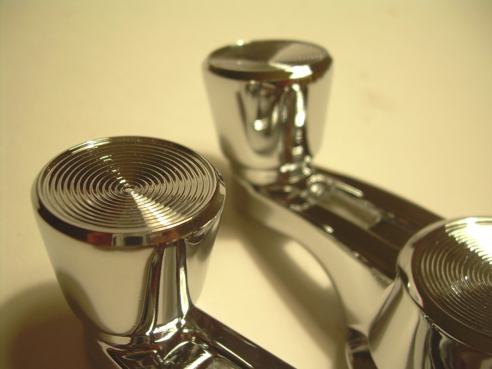 1961-1966 Impala Chrome Window Vent Crank Handle Set of 6 Chrome Knobs