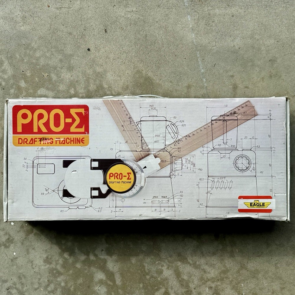 Vtg PRO-E Drafting Machine by Jointly Products Eagle Tool Company Tool Only IOB