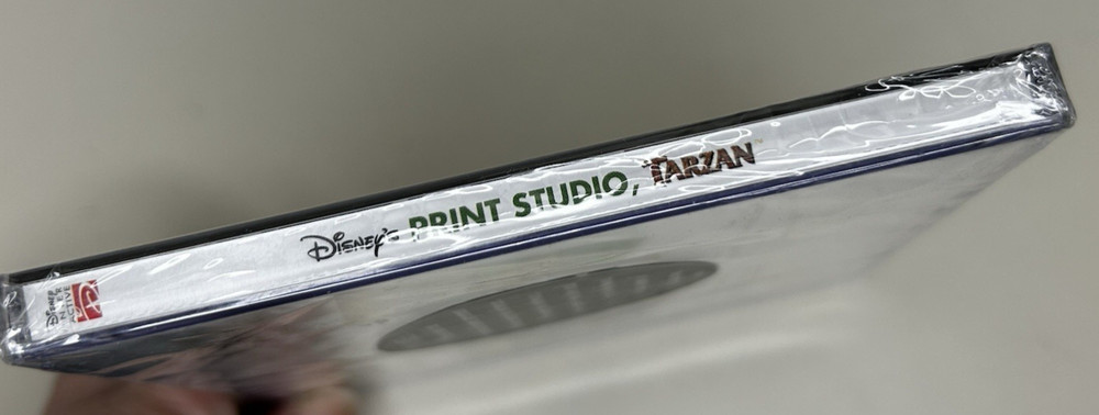Disney Print Studio Tarzan PC CD Rom Program Manual Software Vintage