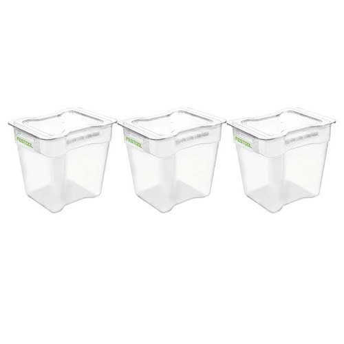 Festool 204295 VAB-20/3 Cyclone Collection Container - 3 Pack