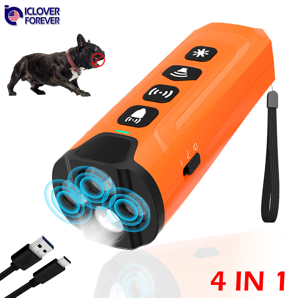Ultrasonic Dog Bark Deterrent Devices Anti Barking Control Training Rechargeable