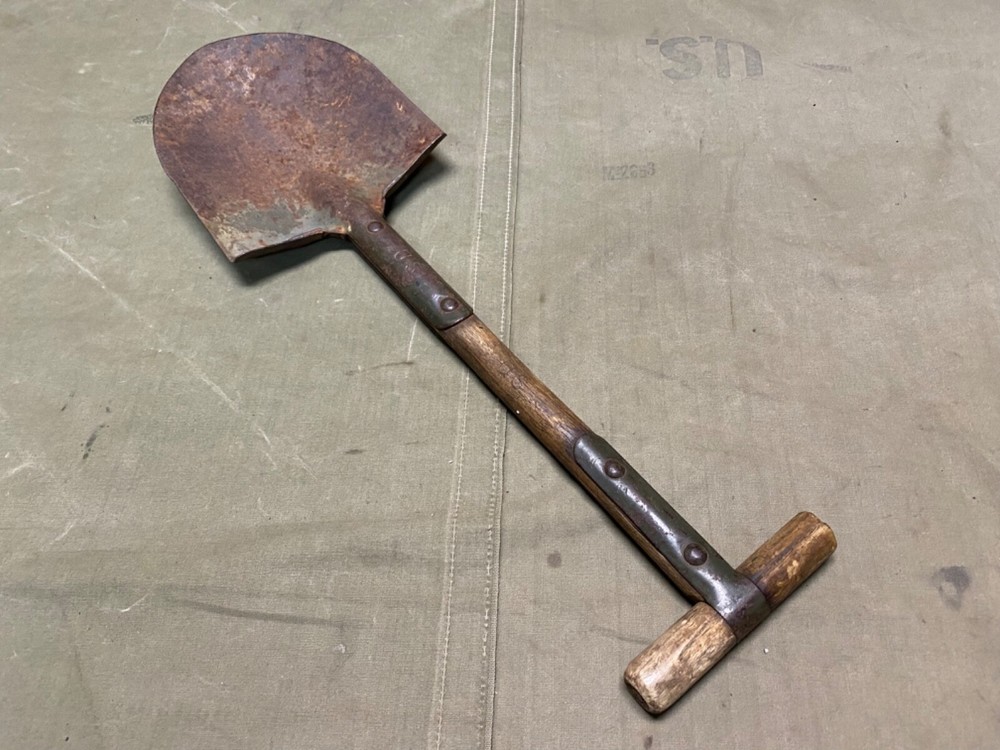 ORIGINAL WWI WWII US ARMY M1910 T-HANDLE FIELD E-TOOL ENTRENCHING SHOVEL-