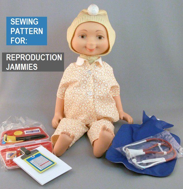 SEWING PATTERN ~ Hedda Get Bedda ~ WHIMSIES  PLUS med kit with Thermometer!