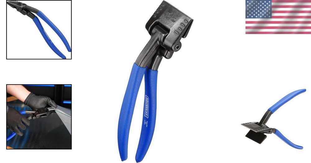 Professional Grade Metal Seamer Tong - Offset Handle