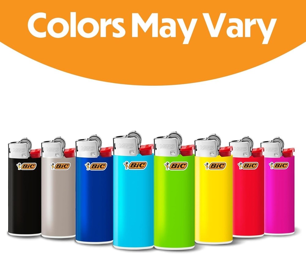 BIC Classic Mini Pocket Lighter, 50 Pack