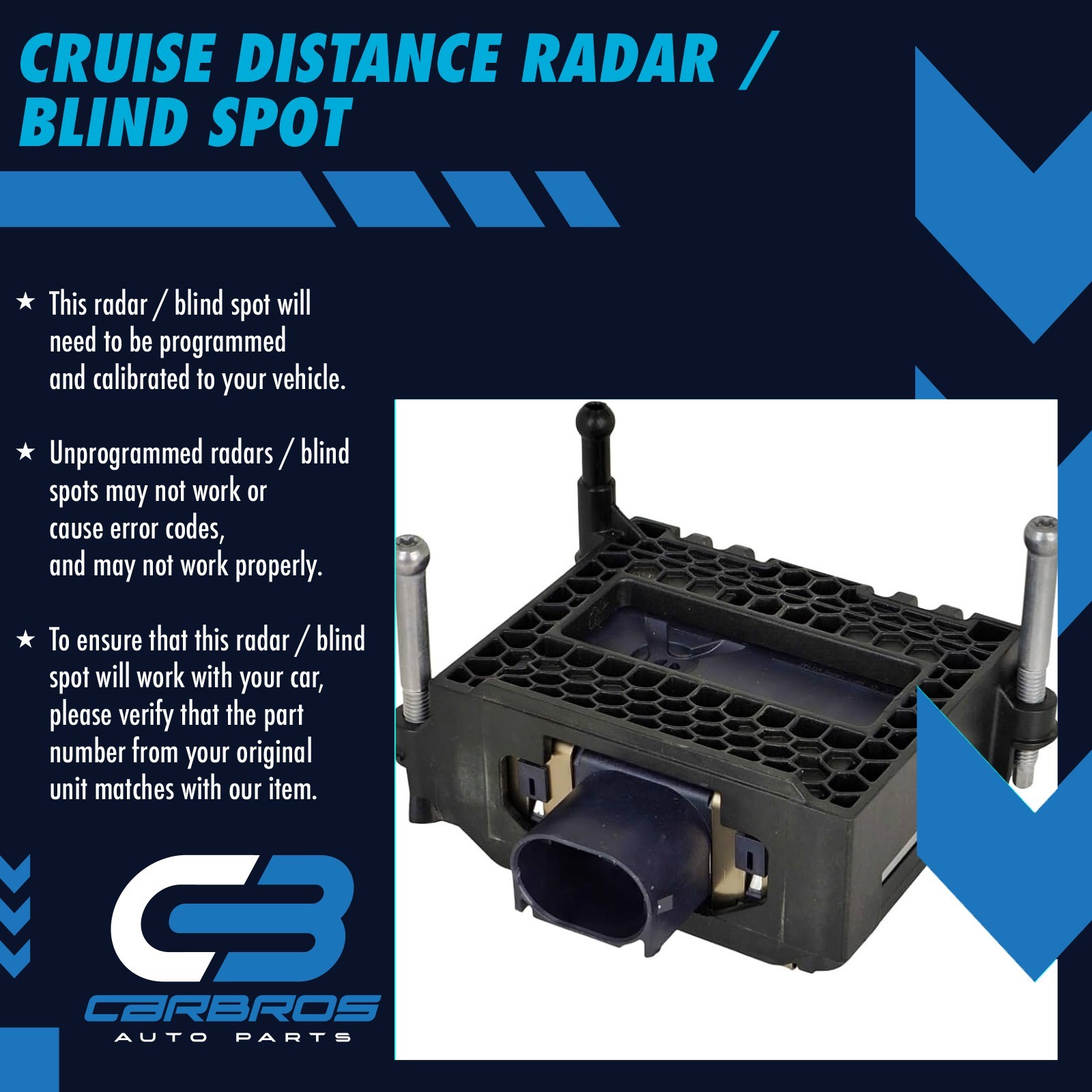 2018 Range Rover Velar Windshield Mounted Lane Keep Assist Camera J8A2-19H406BE